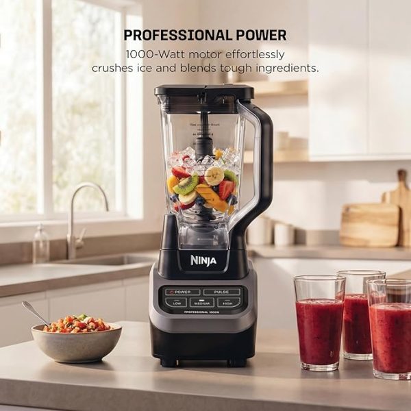 Ninja Professional Blender 1000W, Total Crushing Technology- Smoothies, Ice Crushing & Frozen Fruit