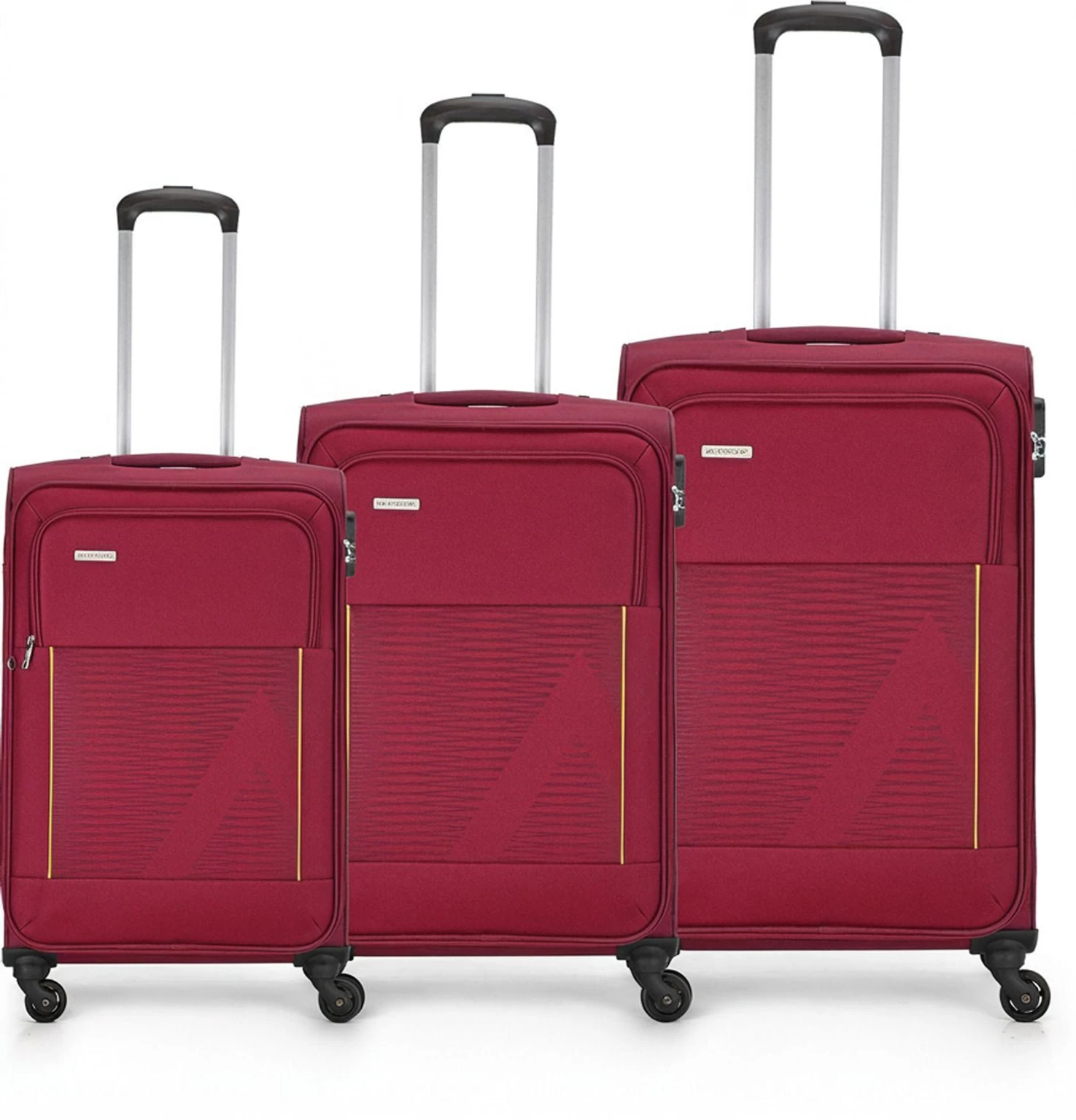 Soft Body Set of 3 Luggage 4 Wheels - Titus 3111