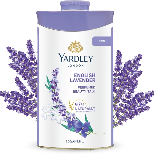 Yardley London English Lavender Perfumed Talcum Powder