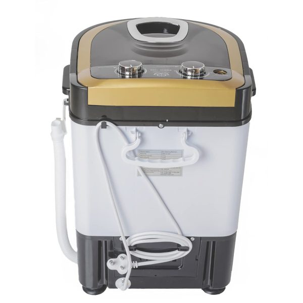 DMR Portable Semi Automatic Top-Loading Mini Washing Machine 3 kg -With Dryer Basket