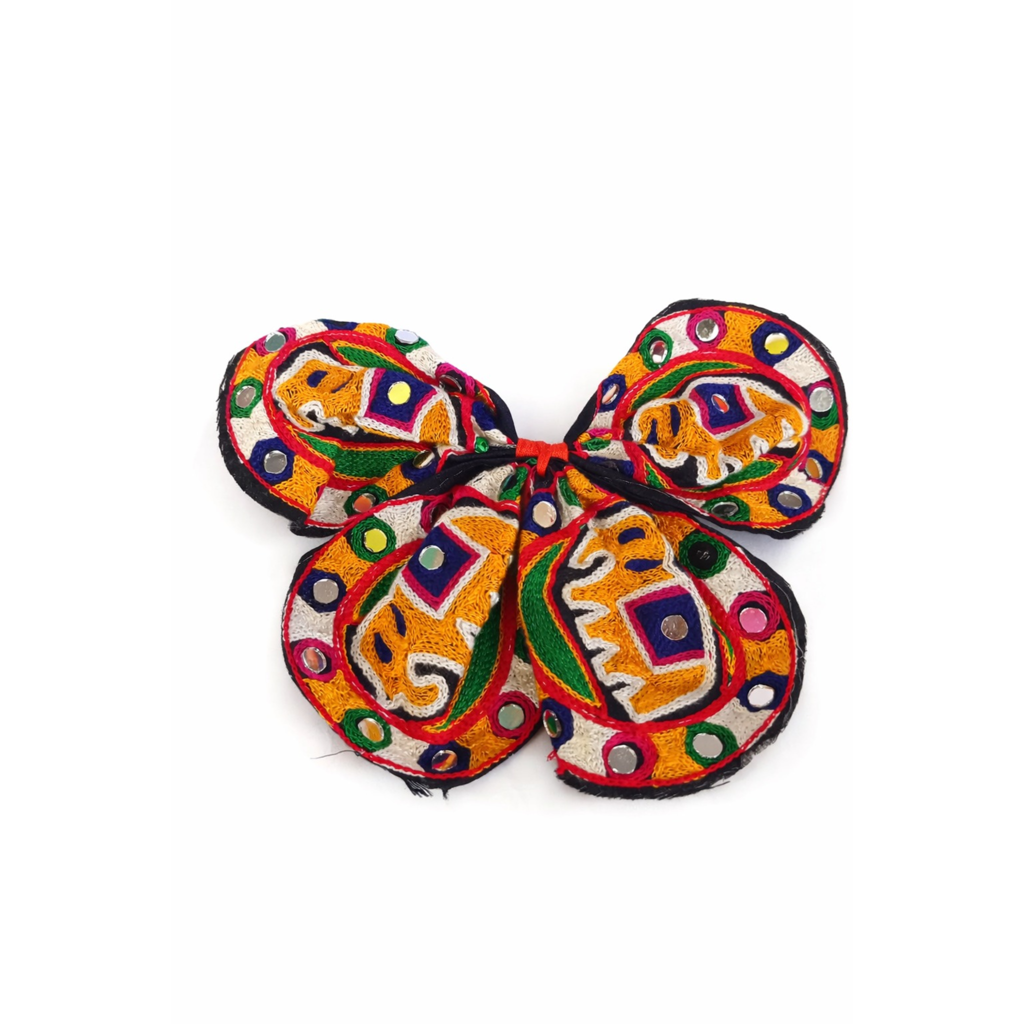 Embroidery Butterfly Hair Clip Handmade3