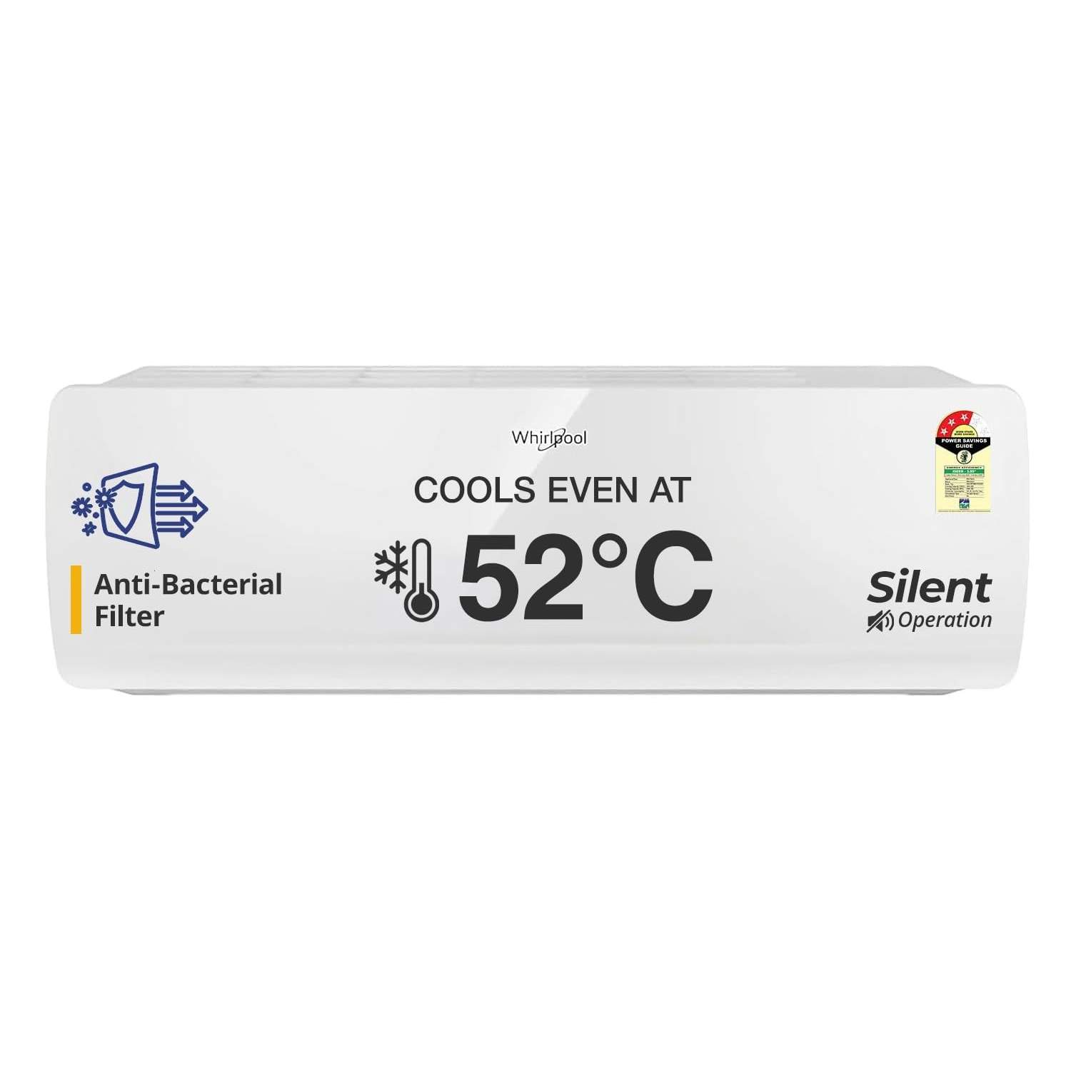 Whirlpool 1.5 Ton 3 Star, Magicool Inverter Split AC (MAGICOOL 15T 3S INV , Copper, Convertible 4-in-1 Cooling Mode, HD Filter)